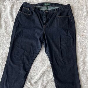 Ralph Lauren Women’s Dark Blue Relaxed Jeans